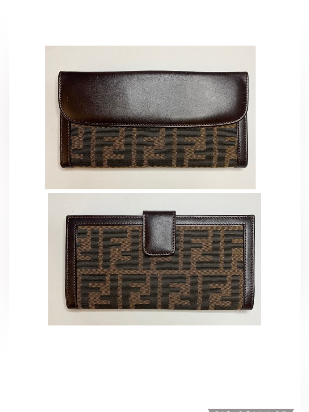 Fendi Brown Zucca Tri-Fold Long Wallet 7.5in x 4in approx. LNC😍 - Picture 1 of 10